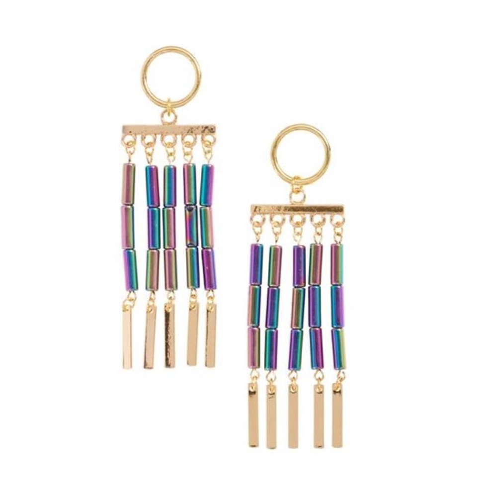 Vanessa Mooney Roxy Rainbow Earrings